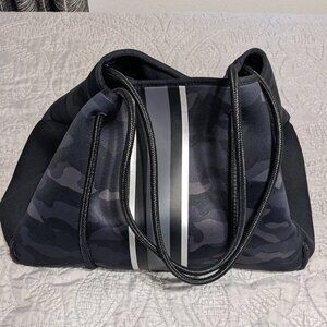 Haute Shore Neoprene Tote Bag (Black Camo)